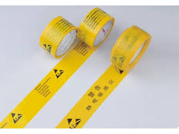 yellow esd warning tape