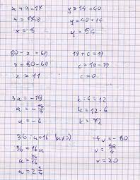 odgadnij, jakie liczby spełniają te równania. x + 9 = 17 y - 14 = 40 80 - z  = 69 19 + c = 19 3a = - 18 k : 6 - Brainly.pl