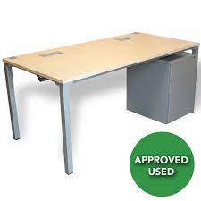 Great savings & free delivery / collection on many items. Steelcase Kalidro Desk Single Or Bench Maple Desk Maple Bench Desk
