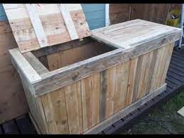 Garden Storage Box Out Of Pallets