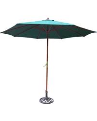 9 Foot Wood Patio Market Umbrellas