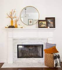 fireplace mantle decor