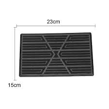 car floor mat foot heel scuff plate non