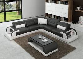 Modern Large Leather Sofa Corner Suite