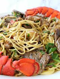 Steak and lobster dinner menu ideas. Steak And Lobster Linguine Recipe Is Perfect For Special Occasions