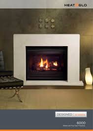 6000trs Au Gas Fireplace Heat Glo