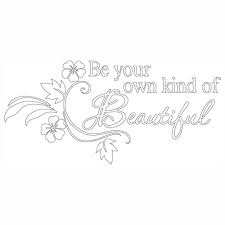 Hm Wall Decal Be Your Own Kind Of
