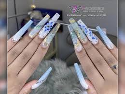 10 fl and patterns nail art design