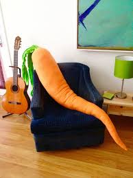 Carrot Pillow Giant Weird Plush