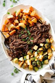 slow cooker beef pot roast with