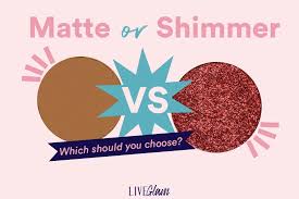 matte eyeshadow vs shimmer eyeshadow