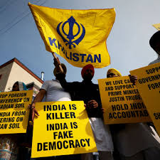 canadian sikhs stage protests against