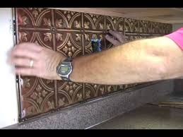 Using the adhesive mat helps you quickly and accurately put up your tiling. Installing A Kitchen Backsplash Youtube