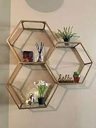 3 Honeycomb Hexagon Wall Shelf 5