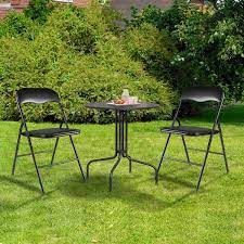 Jaxpety Outdoor Plastic Folding Chairs