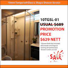 Tempered Glass Shower Screen Promotion