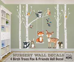 Woodland Nursery Wall Decor 4 Birch