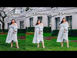 35mm vs 50mm vs 85mm lens comparison on