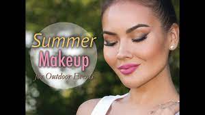 summer makeup tutorial for outdoor