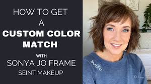 custom seint makeup color match