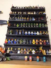 These lego show cabinets are slightly totally different than i've ever seen as a result of they're double layered, so you'll be able to retailer twice as many and with this shelving design, a small wall works nice too. Diy Mini Figure Display Shelf Lego