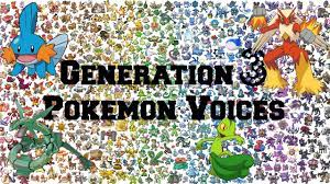 Pokemon | All Generation 3 Pokemon Voices/Impressions/Cries - YouTube