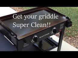 how to clean a rusty blackstone griddle