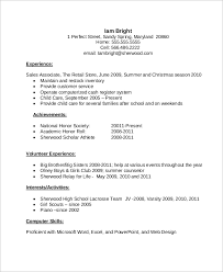 This student resume example and guide covers the basics of what to include on a resume for a student, how to describe your personal qualities and what formatting hacks to employ. Free 10 Sample High School Cv Templates In Ms Word Pdf