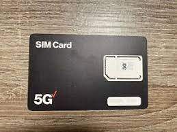 But if you purchased a new phone from verizon, especially one using a 5g network, you might or might not have trouble activating an older sim card with 4g lte capabilities, even if it fits perfectly. Verizon 5g Sim Card Ebay