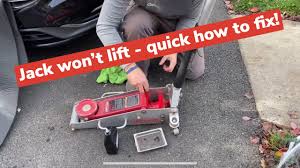 fix a broken hydraulic floor jack