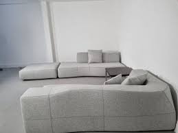 rare bb italia bend sofas and footstool