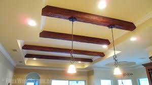 Diy Hanging Lights On Beams How To