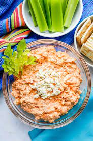 Buffalo Chicken Dip With Blue Cheese Easy Chicken Recipes Video  gambar png