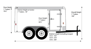 carryon 7x16 cgr opt enclosed trailer