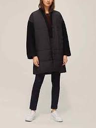 Eileen Fisher Quilted Coat With Wool