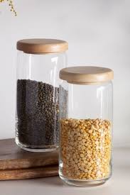 pack glass storage jars from the s3tel