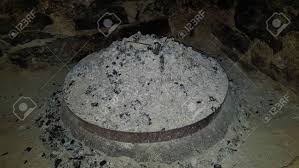 What to do with fire pit ashes. A High Angle Shot Of An Elevated Cooking Fire Pit Full Of Ashes And Charcoal Stock Photo Picture And Royalty Free Image Image 155994775