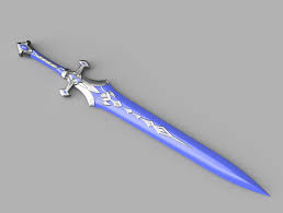 3D file Aymeric de Borel's Naegling Sword from Final Fantasy XIV・3D print  design to download・Cults