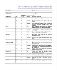 13 Equipment Checklists Pdf Word Excel Pages