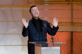 Gervais has also frequently taken aim at religion in general, writing in 2012: Ricky Gervais At The Golden Globes Laughs Gasps And Cringes The New York Times