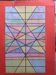 Stained Glass Window Graphing Lines