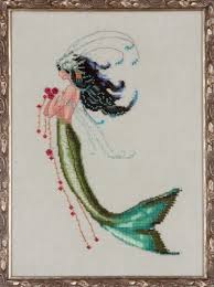 Mermaid Verde Cross Stitch Chart