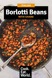 borlotti beans with chard a delicious