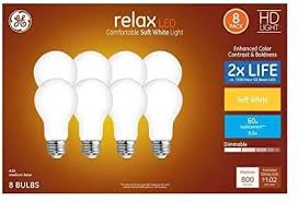 You can color light bulbs yourself with the right materials and a little creativity. Ge Relax 8 Pack 60 W Equivalent Dimmable Warm White A19 Led Light Fixture Light Bulbs Amazon Com