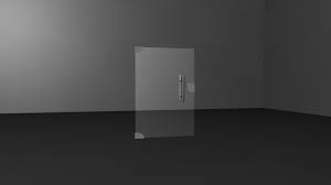 Glass Door Free 3d Model Obj Ma Mb