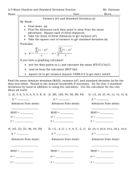 Lesson plans and worksheets for grade 6 lesson plans and worksheets for all it is called the mean absolute deviation and is denoted by the letters, mad. Mean Absolute Deviation Decisionmakingwithrealworlddata