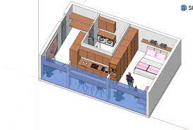 sketchup free from floorplan to 3d