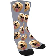 Creating a pair of custom socks is as easy as 1,2,3. Custom Socks With Face Dog Socks Your Photo On Personalized Socks With Picture For Men Women Buy Online In Montenegro At Montenegro Desertcart Com Productid 176453055