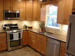 This layout typically works well for smaller sized kitchens and apartments. Traditional Brown L Shaped Kitchen Design Small Kitchen Design Layout L Shape Kitchen Layout Kitchen Cabinet Layout