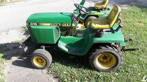 john deere 316 318 mower garden tractor